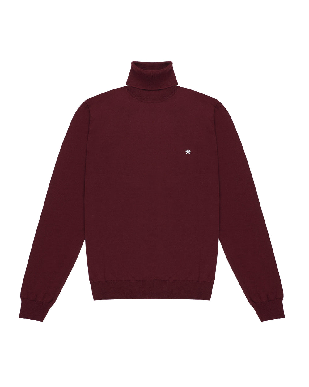 red lim turtleneck pure wool
