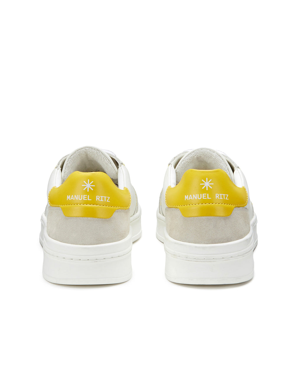 yellow leather sneakers