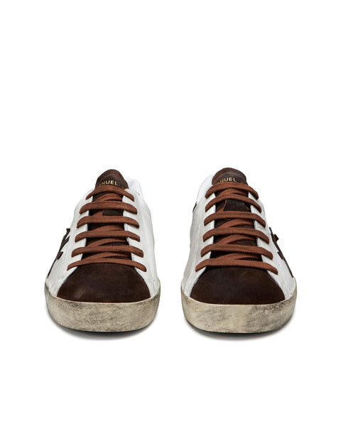 brown vintage sneakers