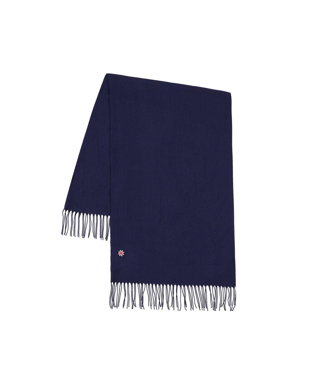 blue mixed viscose scarf