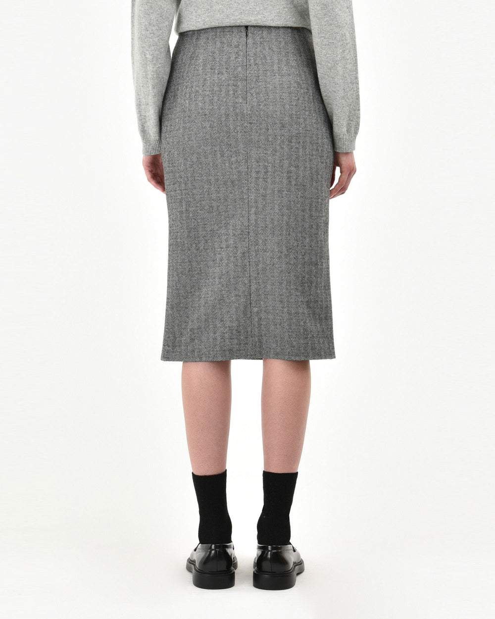 gray stretch resca loungette skirt
